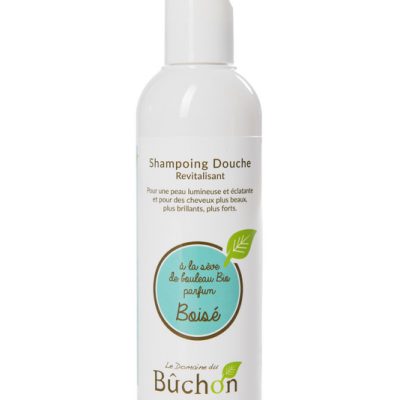 shampoing douche boisé sève bouleau